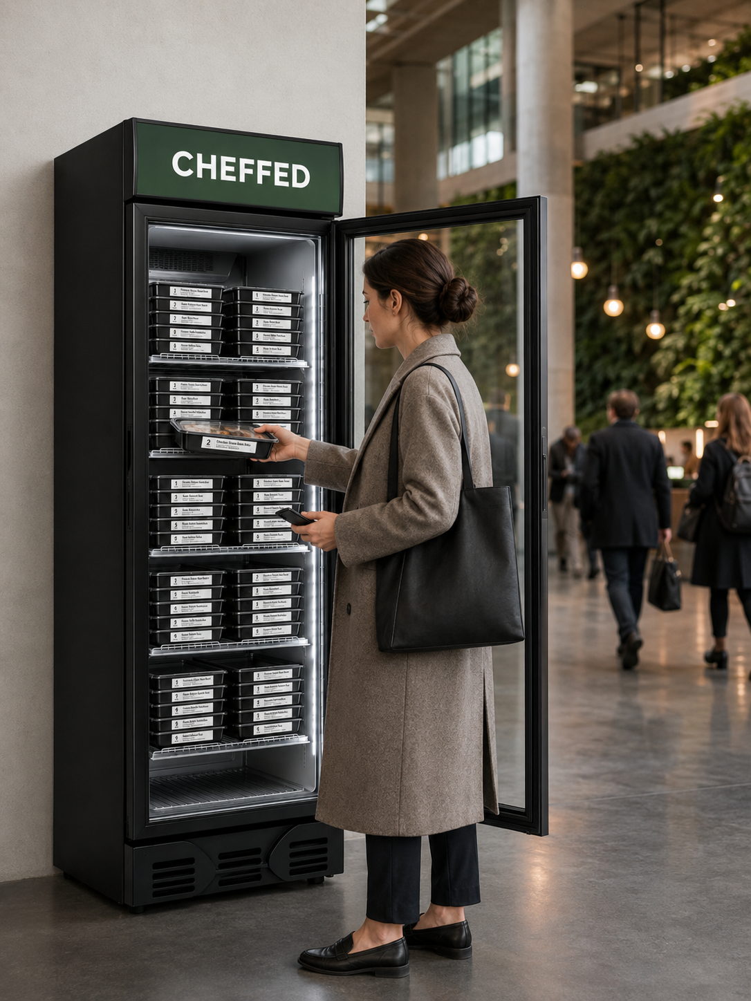 Haal je maaltijd uit de CHEFFED koelkast onderweg naar huis